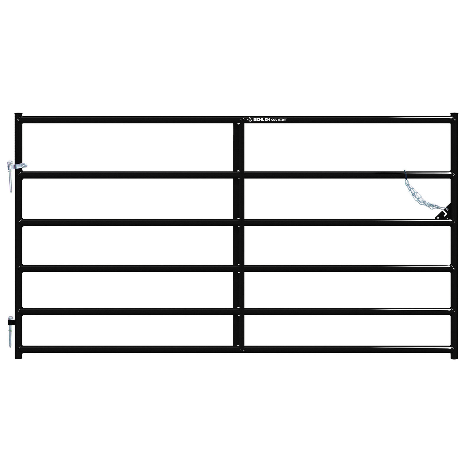 Behlen Country 8' Heritage Square Corner Gate | Black